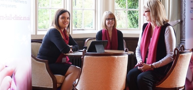 Bourn Hall’s Tanya Turner, Rebecca Ward and Nicola Graver