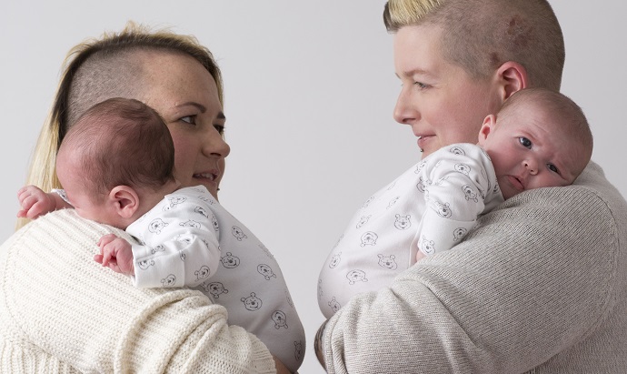 Sperm bank helps couple overcome fertility issues and become mums