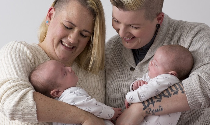 Sperm bank helps couple overcome fertility issues and become mums