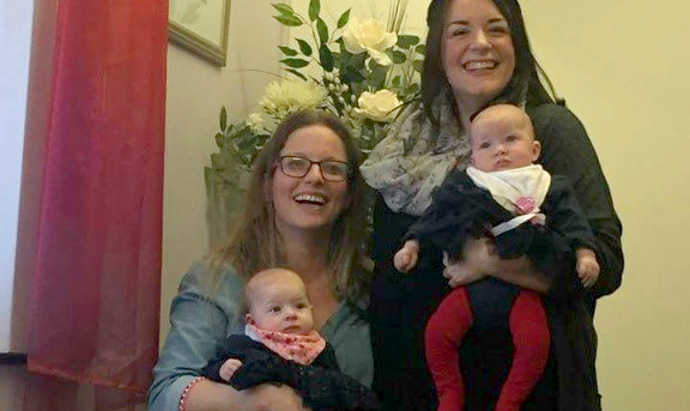 Family dream comes true for Emily and Debbie thanks to donor sperm