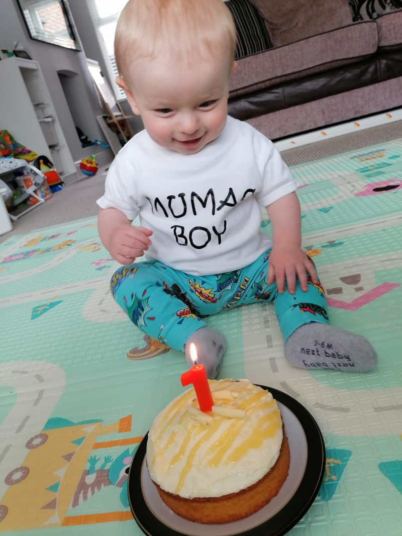 Oliver's first birthday