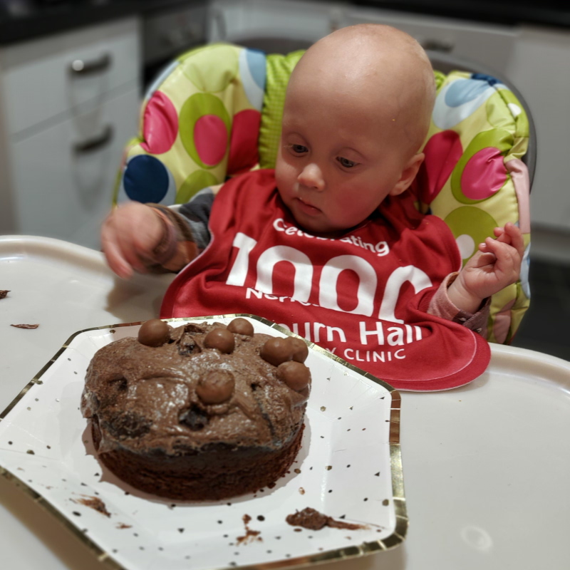 Jenson celebrates his first birthday