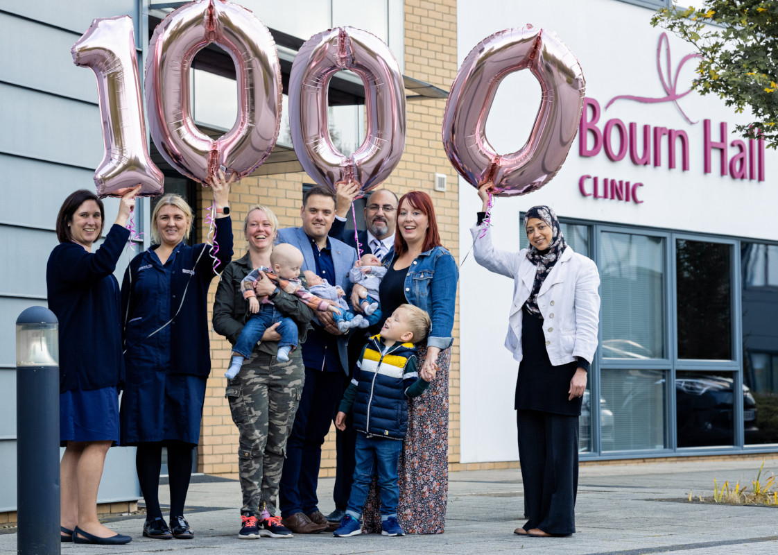 Bourn Hall Wymondham celebrate 1000 babies