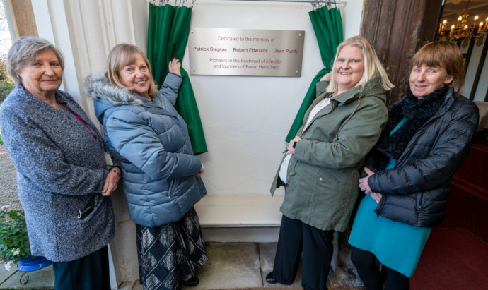 Jean Purdy Plaque unveiling March 2022