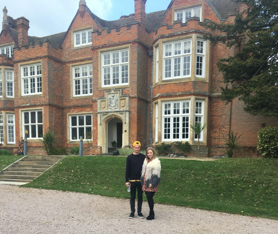 Eloise and Ian at Bourn Hall