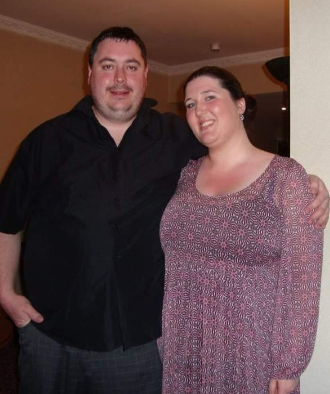 Sarah and Steve before their weight loss