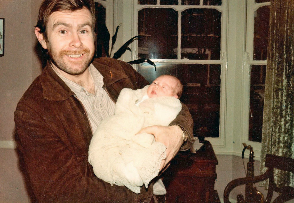 Don with baby Rebecca