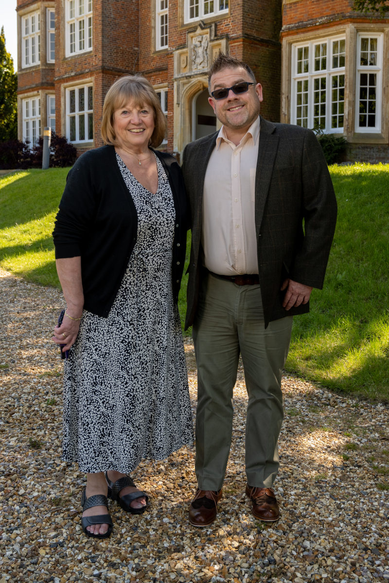 Grace and Alastair at Bourn Hall