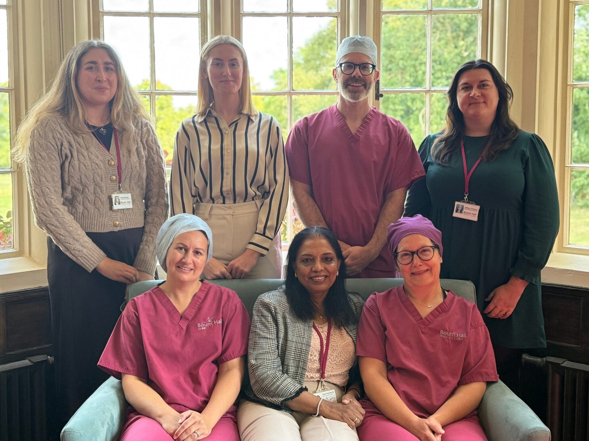 Team3 Photograph of the Bourn Hall team.